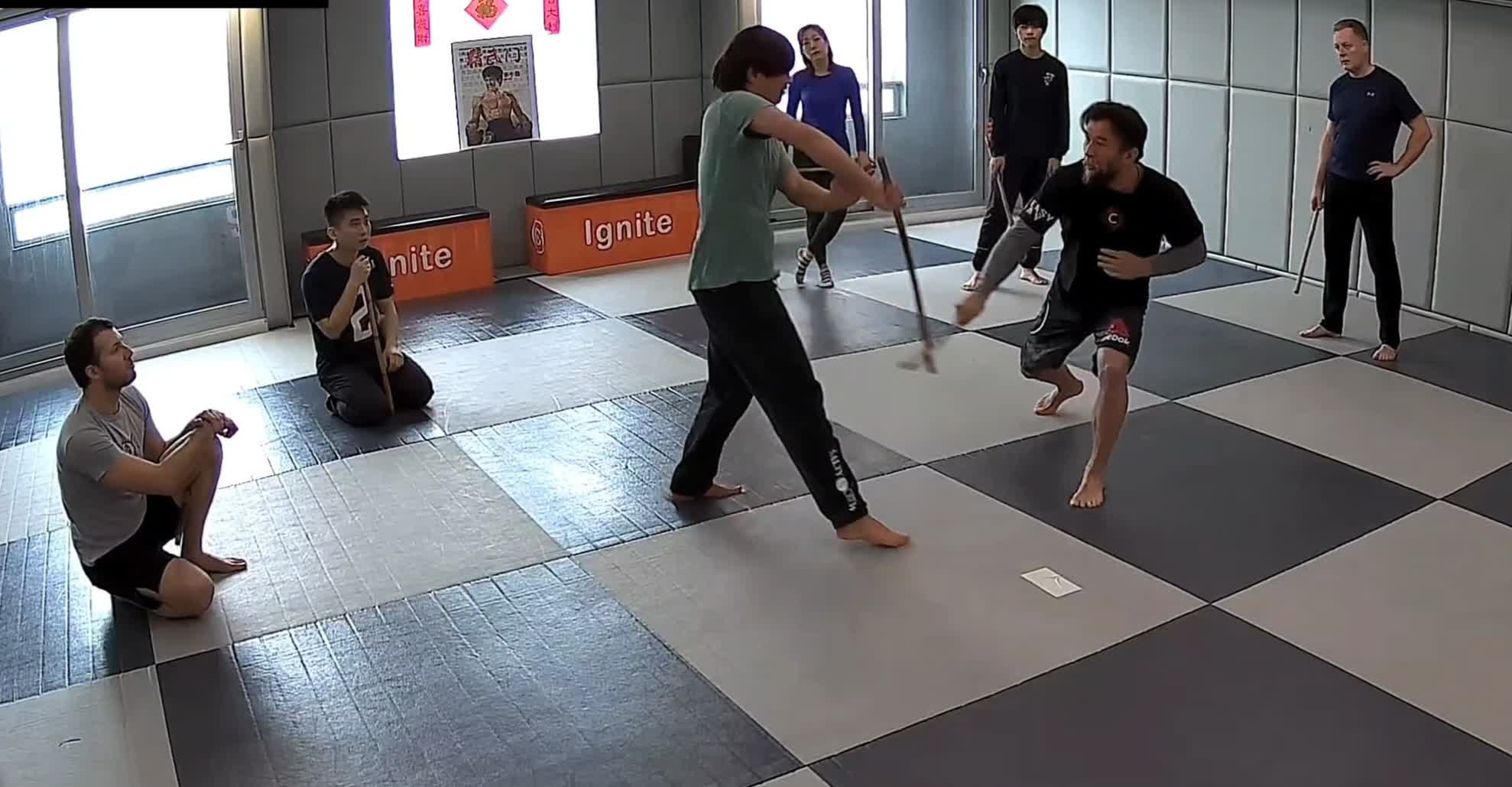 Training at Chris Collins Academy